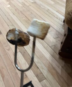 Jolly Green Products Rotating Marshmallow Roasting Sticks | Set of 5 Telescoping Forks - Free Bag | Safe, Fun Smores & Hot Dog Stainless Steel Long Camping Skewers | Campfire BBQ Cookware Accessories 35 61R4GWtjL