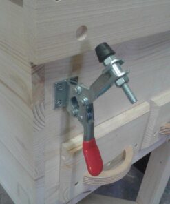 POWERTEC 20301 Quick Release Horizontal Toggle Clamp 225D - 500 lb Holding Capacity w Rubber Pressure Tip, 1PK 225D, 500lbs 20 61R4ObQT6jL