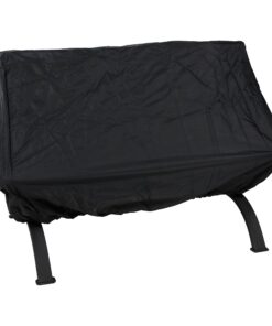 Sunnydaze 36-Inch Northland Outdoor Rectangular Fire Pit with Cooking Grill, Poker, and Spark Screen - Black Finish 29 61R53qxOAL