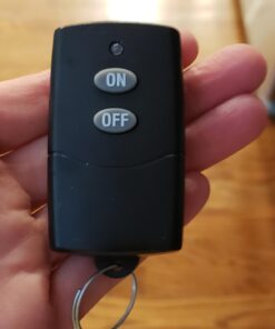 BN-LINK Outdoor Indoor Wireless Remote Control 3-Prong Outlet Weather Proof Heavy Duty 15 AMP Compact (Black) 3 Grounded Outlets with Remote 6-inch Cord 100ft Range ETL Listed 131R 50 61R57eaOFYL