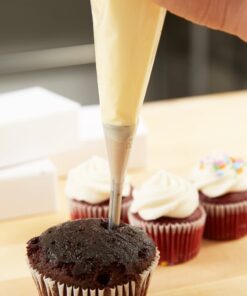 Ateco 230 2 7/8" Bismark Metal Piping Tip - Great for filling donuts, cupcakes, elclairs, and other pastries 16 61R5pnchMKL