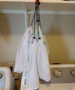 purifyou Reusable Produce Bags, Heavy Duty Double Stitched Washable Mesh Grocery Bag with Drawstring, Ideal for Farmers Market, Beach, and Refrigerator Storage, Set of 9 (XL, Large, Small) Set of 9 Mixed 44 61R6H7lZDwL