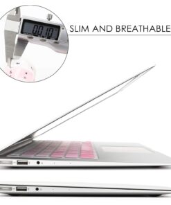 Allinside Pink Ombre Keyboard Cover Skin for MacBook Pro 13" 15" 17" (2015 or Older Version), MacBook Air 13" A1369/A1466, Older iMac Wireless Keyboard MC184LL/B 2010-2017 MacBook Air 13 & 2008-2015 Mac Pro 13/15 Ombre Pink 23 61R6UI7uVKL 2
