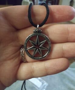 Pewter Seven Pointed Fairy Star Pendant 7 61R9AgQ2VL