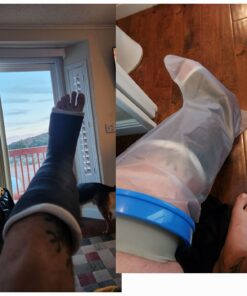 TKWC INC Water Proof Leg Cast Cover for Shower - #5738 - Watertight Foot Protector 43 61RBOWy R4L