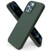 ORNARTO Compatible with iPhone 12 Case 6.1 and iPhone 12 Pro Case, Slim Liquid Silicone 3 Layers Full Covered Soft Gel Rubber Phone Case Cover 6.1 inch-Cyprus Green Cyprus Green 23 61RC6mcdG7L