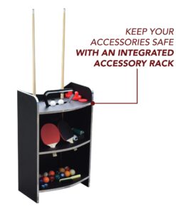 Triple Threat 6-ft 3-in-1 Multi Game Table with Billiards, Air Hockey, and Table Tennis 27 61RDL8Icz5L