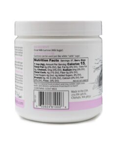 MT. CAPRA SINCE 1928 | Goat Milk Lactose Powder, Pure Milk Sugar from Goats, Boost Beneficial Gut Bacteria Lactobacillus Acidophilus in GI-Tract - 13.8 Ounces 8 61RFCttf1 L