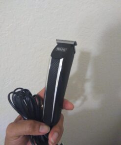 Wahl PowerPro Corded Detailer Trimmer Kit for Mens Grooming – for Beard, Mustache, Stubble, Ear, Nose, & Body Grooming – Model 9686 26 61RFK2jZ0IL