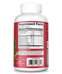 Health Plus Super Colon Cleanse: 10-Day Cleanse, 240 Capsules, 6 Cleanses 240 Count (Pack of 1) 16 61RFrQ0smbL