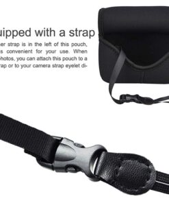 JJC Black Ultra Light Neoprene Camera Case for Sony a6600 a6500 a6400 a6300 a6100 a6000 a5100 +18-55mm/E 50mm F1.8 Lens, Pouch Bag for Fuji X-T30 X-T20 X-T10 +16-50mm, Canon PowerShot SX530 SX540 G3X OC-S2 11 61RIfJ1wsUL