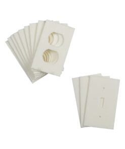 Duck Brand Socket Sealers Variety Pack, 16 Outlet Sealers and 6 Switch Plates, 2 Decorative Covers, White, 283333 24 piece Socket and Outlet Sealers 22 61RKy2KbBJL