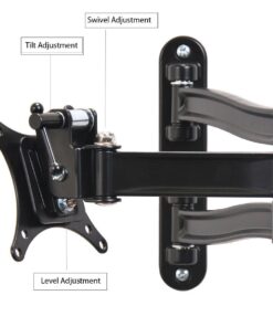 VideoSecu TV Wall Mount Articulating Arm Tilt Swivel Bracket for Most 19-39" TV Monitor Display VESA 100X100 75X75 up to 33LBS ML15B A28 31 61RNW2lqQ6L