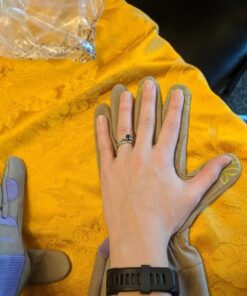 MAGID Extra-Long Thornproof Pruning and Gardening Gloves for Men, 1 Pair, Size 8/M with Forearm Protection, Tan & Purple 25 61ROwrjSR1L