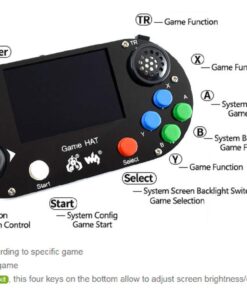Game HAT for Raspberry Pi 3B+/3B/2B/B+/A+/Zero/Zero W Portable Game Console Gameboy 3.5inch IPS Screen with Gamepad Joystick 14 61RQ 8qMO L