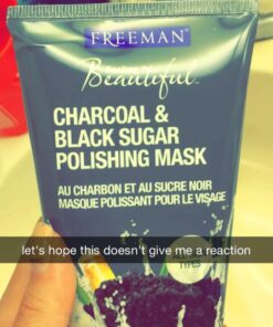 FREEMAN Polishing Charcoal & Black Sugar Facial Gel Mask, Purifies Skin, Not Over-Drying, Polishing Face Mask, Exfoliating, Removes Dead Skin, Perfect For All Skin Types, 6 fl.oz./ 175 mL Tube 45 61RTGsgKlrL