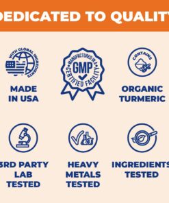 Turmeric Curcumin & Black Pepper Extract. High Absorption Joint Support Supplement with Bioperine. 95% Curcuminoids. Antioxidant Turmeric Supplement for Inflammation Balance & Immune Support. 1200mg Turmeric 1200mg 21 61RTsRMJAiL 2