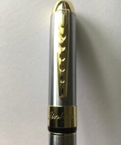 JINHAO 250 Stainless Steel Gold Trim Fountain Pen - Medium 1 42 61RVCgdvW5L