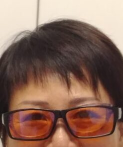 Swanwick Amber fit over blue light blocking glasses. Premium 99% blue blocker glasses fits over prescription glasses. Regular Black 19 61RVjJS5kwL