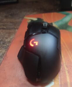 Logitech G502 Lightspeed Wireless Gaming Mouse with Hero 25K Sensor, PowerPlay Compatible, Tunable Weights and Lightsync RGB - Black 69 61RWigMSG1L