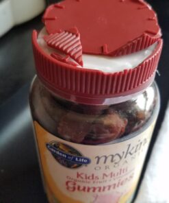 Garden of Life Organics Kids Gummy Vitamins, Certified Organic, Non-GMO & Vegan Complete Children's - B12, C & D3 Gluten, Soy & Dairy Free Real Fruit Chew Gummies, Multi, Cherry, 120 Count 20 61RX1AzaJL