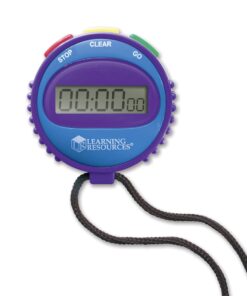 Learning Resources Simple 3 Button Stopwatch, Supports Science Investigations, Timed Math Exercises, Elapsed Time Tracking, Ages 5+ 10 61RX1Cgw6HL