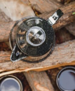 Granite Ware 3 Qt Coffee Boiler. Enameled Steel 12 cups capacity. Perfect for camping, Heat Coffee, Tea and Water directly on stove or fire. 34 61RZNZcA05L