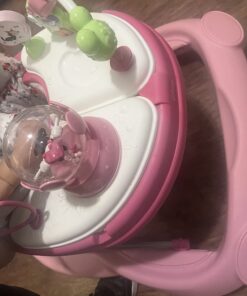 Disney Baby Minnie Mouse Music and Lights Baby Walker with Activity Tray (Garden Delight) Garden Delight Minnie 49 61RaGYsvNTL