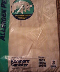 EnviroCare Replacement Allergen Vacuum Cleaner Dust Bags designed to fit Kenmore Canister Type C or Q 50555, 50558, 50557 and Panasonic Type C-5 3 pack 17 61ReLSZA8uL