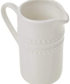 Mud Pie Farmhouse Inspired Vintage Doorknob Cream and Sugar Set, One Size, White 21 61RfF8tJIhL