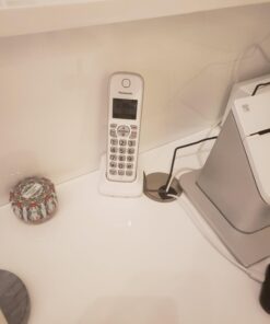 Panasonic DECT 6.0 Expandable Cordless Phone with Answering Machine and Smart Call Block - 2 Cordless Handsets - KX-TGD532W (White/Silver) White/Silver 2 Handsets Talking Caller ID + Answering Machine 34 61RfwBBEv7L