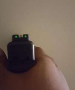 TRUGLO TFX PRO Handgun Sight | Compact Snag-Free Durable Shock-Resistant Glowing Tritium & Fiber-Optic Xtreme Night Sight for Handguns Glock High Set 60 61RgSG mo7L