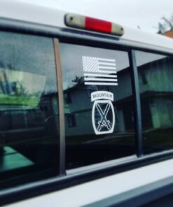 American Flag Black/White Decal Sticker Custom Die-Cut Vinyl USA Merica United States Marines Army Navy Airforce 17 61RiS3ENvvL