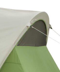 Coleman Montana Camping Tent, 6/8 Person Family Tent with Included Rainfly, Carry Bag, and Spacious Interior, Fits Multiple Queen Airbeds and Sets Up in 15 Minutes Green 8-Person 31 61RiuPl97hL