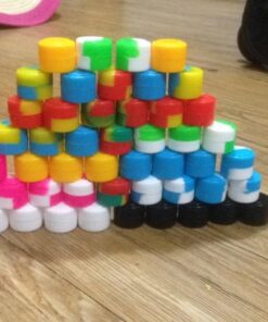 Gentcy Silicone 2ml 50pcs Containers Silicone Storage Jar Seals 13color 50 Multicolor 19 61RkJk 8k9L