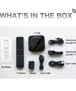 SofaBaton X1 Universal Remote Control with Hub & APP, Smart Remote with One-Touch Activities, Compatible with Alexa for Voice Control, Control up to 60 Entertainment IR/Bluetooth Devices 2023 Latest X1 Remote Set 28 61RoG0N 3L 2