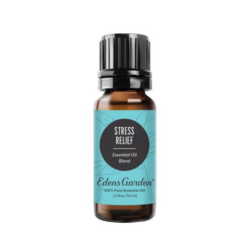 Edens Garden Stress Relief Essential Oil Synergy Blend, 100% Pure Therapeutic Grade (Undiluted Natural/Homeopathic Aromatherapy Scented Essential Oil Blends) 10 ml 10 ml (.33 fl oz)