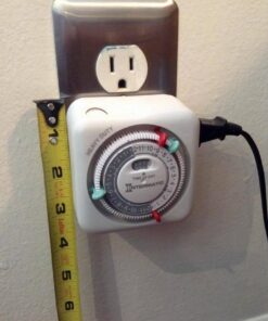 TN311 Heavy-Duty 24-Hour Indoor Mechanical Plug-in Timer - Efficient Control for 2 Devices, Customizable Scheduling - Timer for Lighting, Fans & Small Appliances 23 61RpIQR3aL