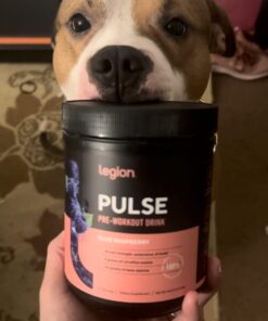 LEGION Pulse Pre Workout Supplement - All Natural Nitric Oxide Preworkout Drink to Boost Energy, Creatine Free, Naturally Sweetened, Beta Alanine, Citrulline, Alpha GPC (Blue Raspberry) Blue Raspberry 28 61Rr4gK8BzL