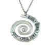 REINDEAR Doctor Who 22" Wibbly Wobbly Timey Wimey Pendant Necklace (Silver-Tone) 40 61RtHaXaRML