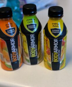 BODYARMOR Sports Drink Sports Beverage, Fruit Punch, Coconut Water Hydration, Natural Flavors With Vitamins, Potassium-Packed Electrolytes, Perfect For Athletes, 16 Fl Oz (Pack of 12) 16 Ounce (Pack of 12) 27 61RtrUE1AML