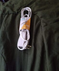 Woods SlimLine 2241 16/3 Flat Plug Indoor Extension Cord 8-Foot 3 Outlets Right Angled Plug Space Saving Design UL Listed 8 Foot (Pack of 1) 41 61RuHUt8MyL