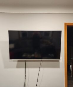 Perlegear UL-Listed Tilting TV Wall Mount for Most 37-82 inch TVs up to 132 lbs, Low Profile Tilt TV Mount Wall Bracket for Flat or Curved TVs, Fits 24”/18”/16” Studs, Max VESA 600x400mm, PGLT2 25 61RuT6MluL