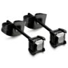 Jstyle Stainless Steel Black Stud Earrings for Men Women 20G Cubic Zirconia Black Earrings Studs for Sensitive Ears Hypoallergenic CZ Surgical Steel Earrings Pierced 3-8mm 3.0 Millimeters 14 61Rw5S4xVVL