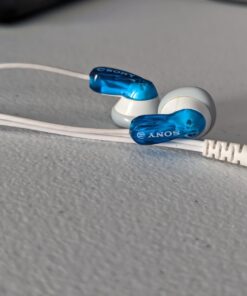 Sony MDRE9LP/BLU Earbud Headphones, Blue 1 Count (Pack of 1) Standard Packaging 16 61RwRRZjDpL