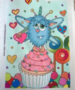 Adult Coloring Book Treasury: 110 illustrations from 55 artists 48 61RxW5r66jL