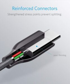 Anker Powerline+ USB C to USB C Cable, 60W USB 2.0 Cable (6ft), for USB Type-C Devices Including Galaxy Note 8 S8 S8+ S9, iPad Pro 2020, Pixel, Nexus 6P, Matebook, MacBook and More 27 61RyETfnotL