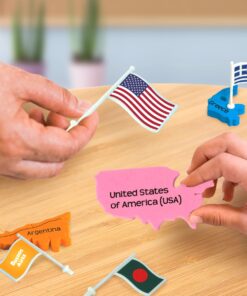 Imagimake Mapology World Map Puzzle - Includes Country Flags & Capitals | Educational Toys for Kids 5-7 | Fun Jigsaw Puzzle for Girls & Boys Toy Age 6-8 | Games for Kids 8-12 for Kids World with Capitals 38 61RykUeegfL