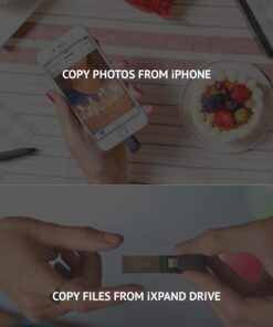 SanDisk 32GB iXpand Flash Drive for iPhone and iPad - SDIX30C-032G-GN6NN, Black 28 61Rywn9 JXL