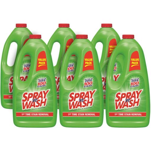 Resolve Spray 'n Wash Pre-Treat Laundry Stain Remover Refill, 360 fl oz (6 Bottles x 60 oz) 60 Ounce (Pack of 6)